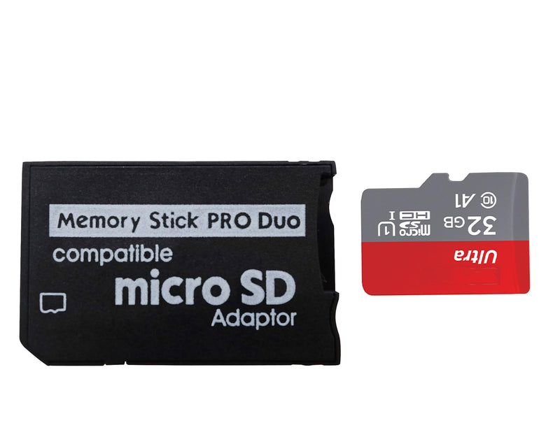 Sintech Micro SD to PSP Memory Stick PRO Duo MagicGate Adapter Card,Compatible with Sony Playstation Portable/Camera/Handycam 1TF2MS