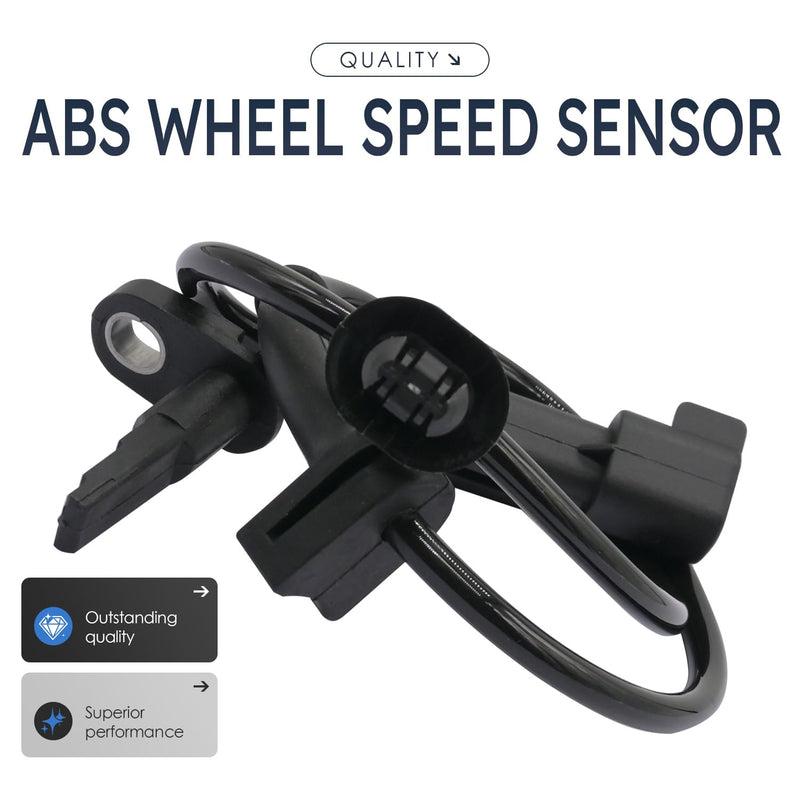 2Pcs Rear Left and Right Abs Wheel Speed Sensor Compatible with Ford Mustang Fr3Z2C190B Als2707 15 16 17 18 19 20 2015 2016 2017 2018 2019 2020