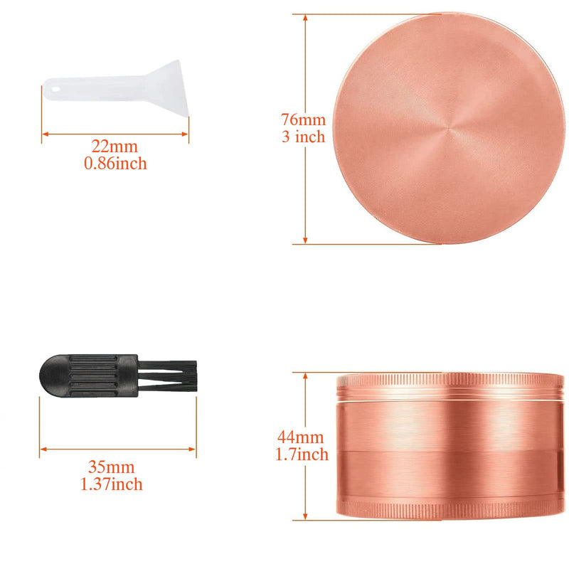 Spice Grinder 3 inch (Rose Gold)