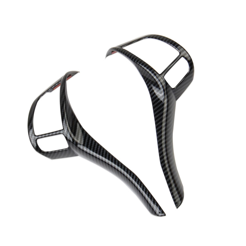 Carbon Fiber Style Steering Wheel Cover Molding Trims for 2014-2016 Nissan Rogue,2013-2018 Altima