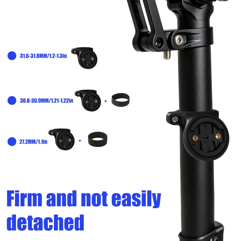 Seat Post Radar Mount Kit for Garmin Varia RTL510 RTL515 RVR315 RearVue 820 | Bike Rearview Tail Light Bracket Holder, for MTB Road Bike, 27.2mm 30.9mm 31.6mm Round Seatposts