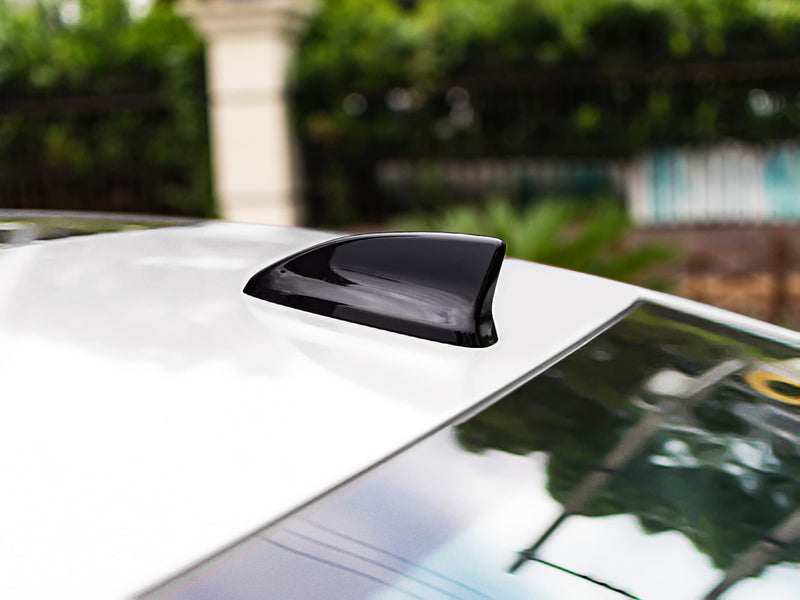 CKE Compatible with Honda Civic 2025 2024 2023 2022 Car Shark Fin Antenna Topper Roof Aerial Cover Trim Compatible with Honda Civic Accessories for 11th Gen Civic -Glossy Black Glossy Black