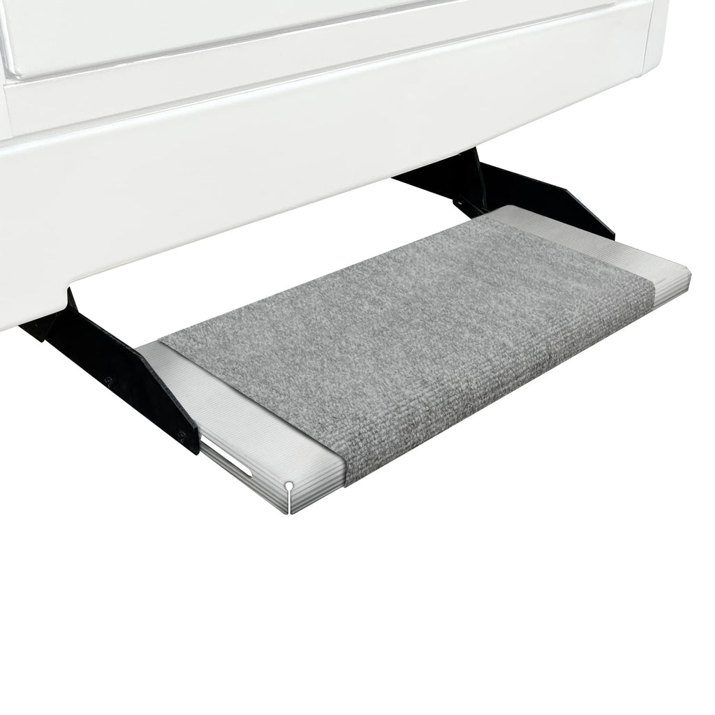 Prest-O-Fit 2-0313 Outrigger RV Step Rug Castle Gray 18 In. Wide