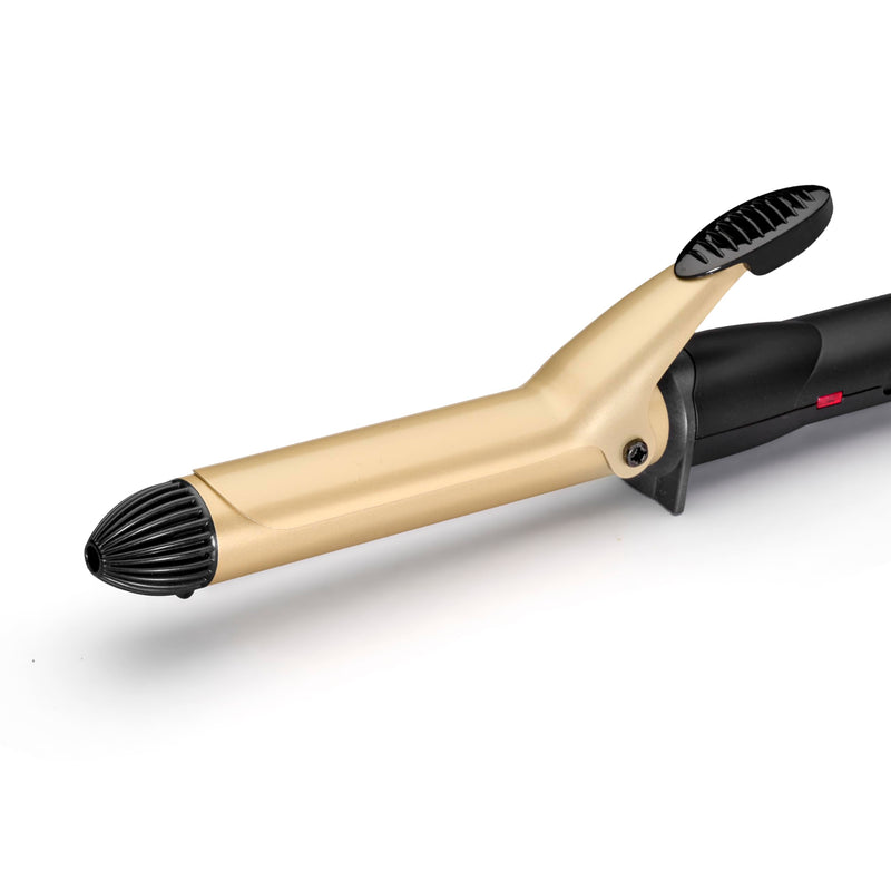 TRESemme Classic Curling Tong, Large 25mm Ceramic curling iron, Defined Curls, Long lasting results Gold