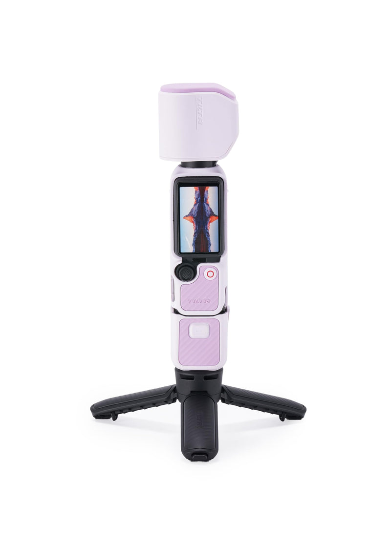 Tilta Expansion Accessories Compatible with Osmo Pocket 4 Lightweight Kit | Silicone Cover | Mini Tripod | AR Screen Protector