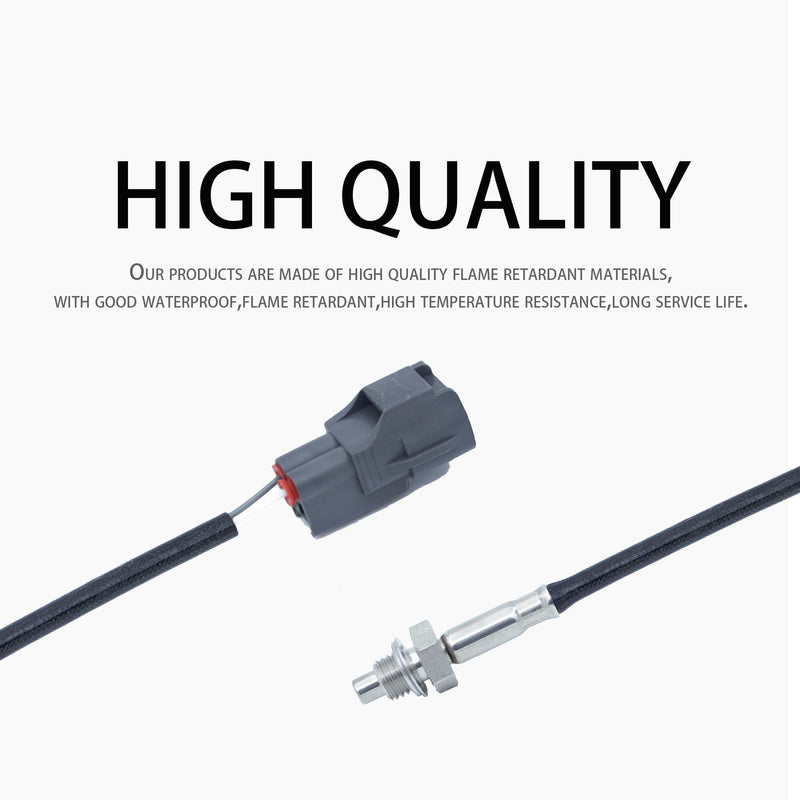 EGR Valve Temperature Sensor Waterproof Compatible with Toyota 4Runner Tacoma Pickup T100 Lexus SC300 SC400 LS400 Replaces OE 89412-34010 8941234010 ETS51 5S2029 SU5370
