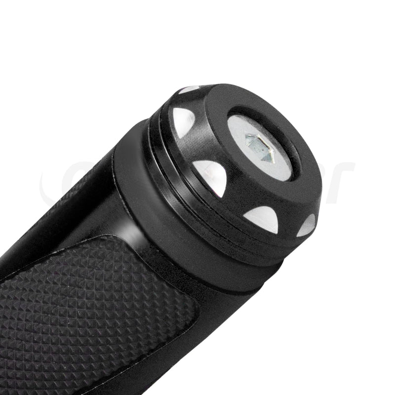 Universal Motorcycle Handlebar Grips Fits for Motorcycles with 7/8" Left Grip and 1" Right Black
