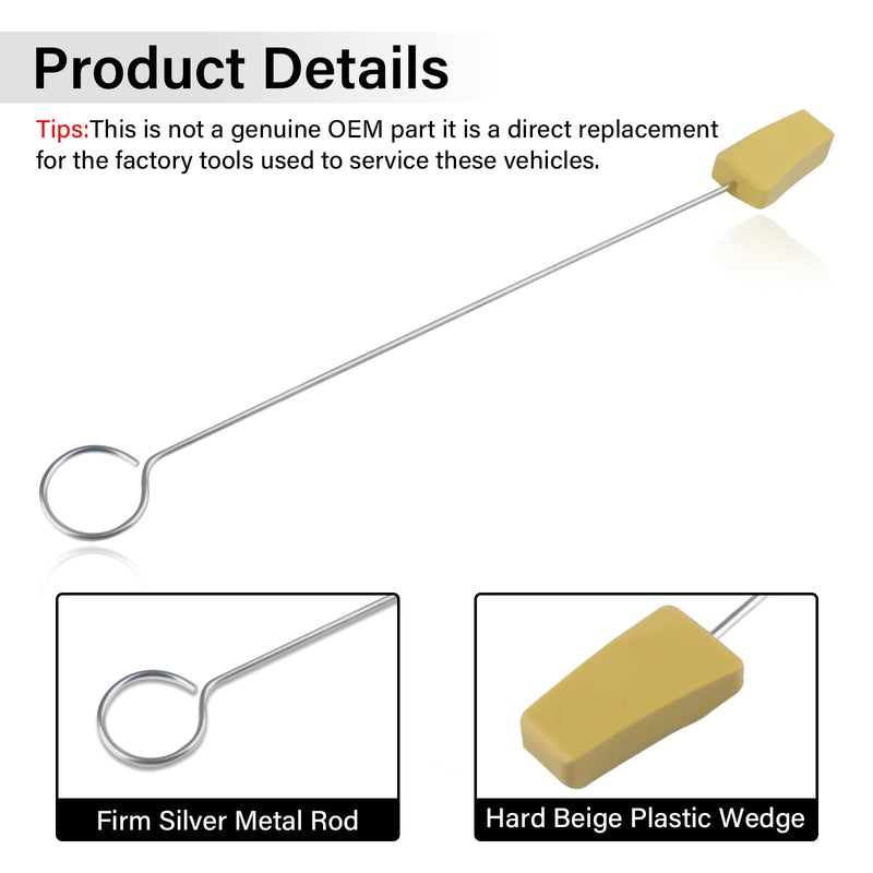 Timing Chain Locking Wedge Tool, Compatible with Ford Lincoln Mercury 2005-2014 4.6L and 5.4L 3V Engines Ford Mustang F-150 Explorer Lincoln Navigator Set 1