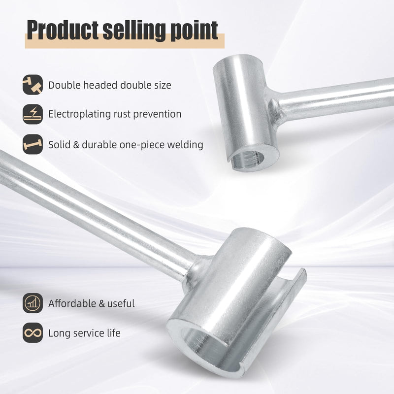 Door Hinge Adjustment Tool, 14-19mm Hinges Gap Adjusting Wrench, Heavy Duty Door Hinge Repair Tool for Residential，Fire, Security, Cleanroom Doors, Ergonomic Design for Easy Repair
