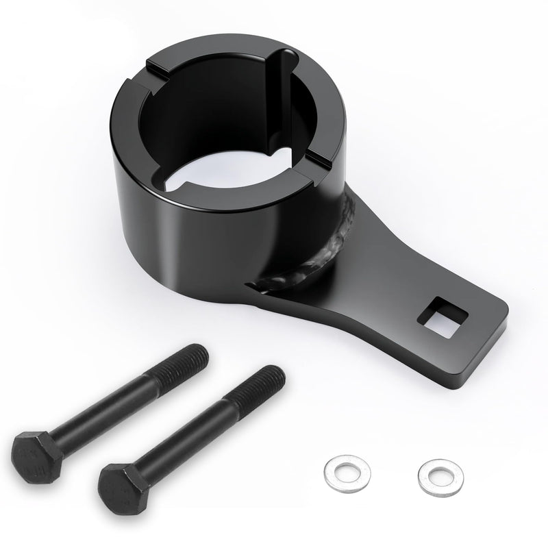 Harmonic Balancer Pulley Holder Tool Compatible with Toyota/Lexus Crankshaft Damper Pulley with 2PCS Crank Bolts Included