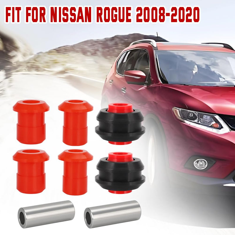 Front Subframe Bushing Kit Engine Cradle Front Subframe Bushing Bushing Kit for Nissan Rogue 2008-2020 Replace 54466-JD000 54467-BR00A