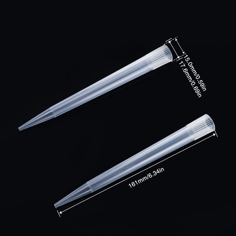 10mL Pipette Tips, 10 mL Universal Micro Pipette Tip, Polypropylene (PP), Clear, 100pcs/bag, Non-pyrogenic, DNAse/RNAse Free, Autoclable 10ml Transparent 100