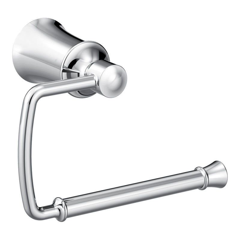 Moen YB2108CH Dartmoor Single Post Toilet Paper Holder, Chrome (Pack of 1)
