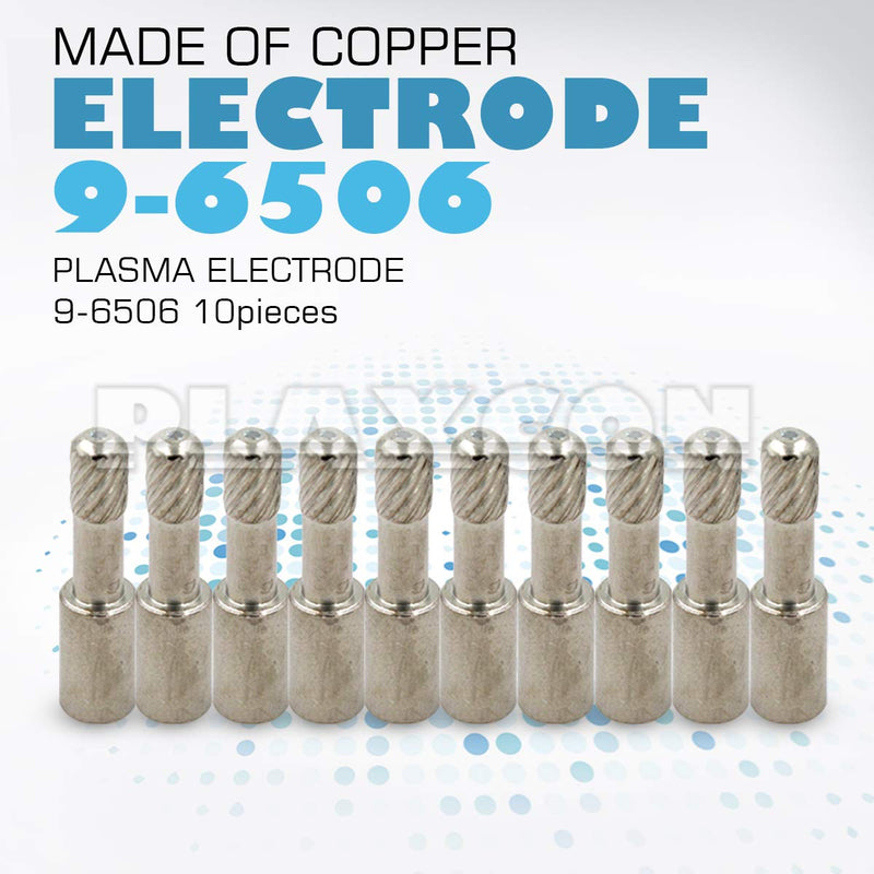 PLAXCON Plasma Electrode 9-6506 Tip 9-6501 Swirl Ring 9-6507 Shield Cup 9-6003 Kit for Thermal Dynamics PCH25/38 PCH/M-26 PCH/M-28 PCH-40 Plasma Torch 23pcs