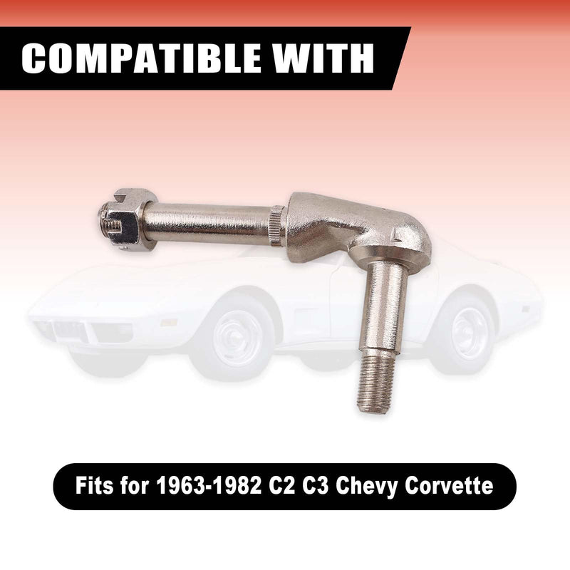 Rear Lower Shock Mount Bracket Hand With Nut Compatible with 1963-1982 Chevy Corvette C2 C3 25429 - Left