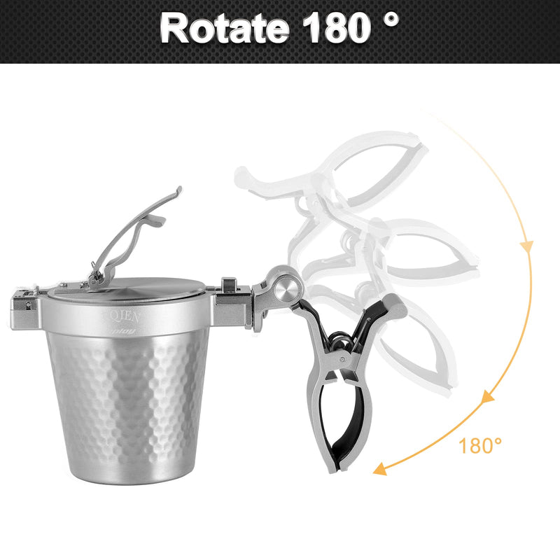 Cigar Golf Cart Holder - Windproof, Patio & Exterior Ashtray with Lid, Smell Proof, Portable & Standing