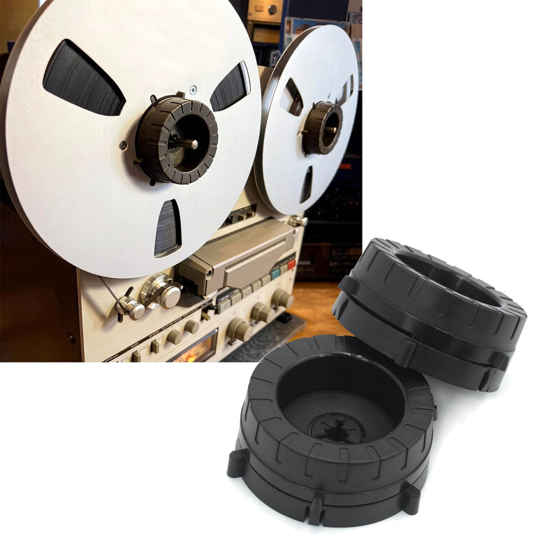NAB Hub Adapter Pair for 10.5-Inch Reel-to-Reel Tape Recorders | Universal NAB hub adapter pair for 10.5 inch open tape recorders, made for secure mounting and stable use