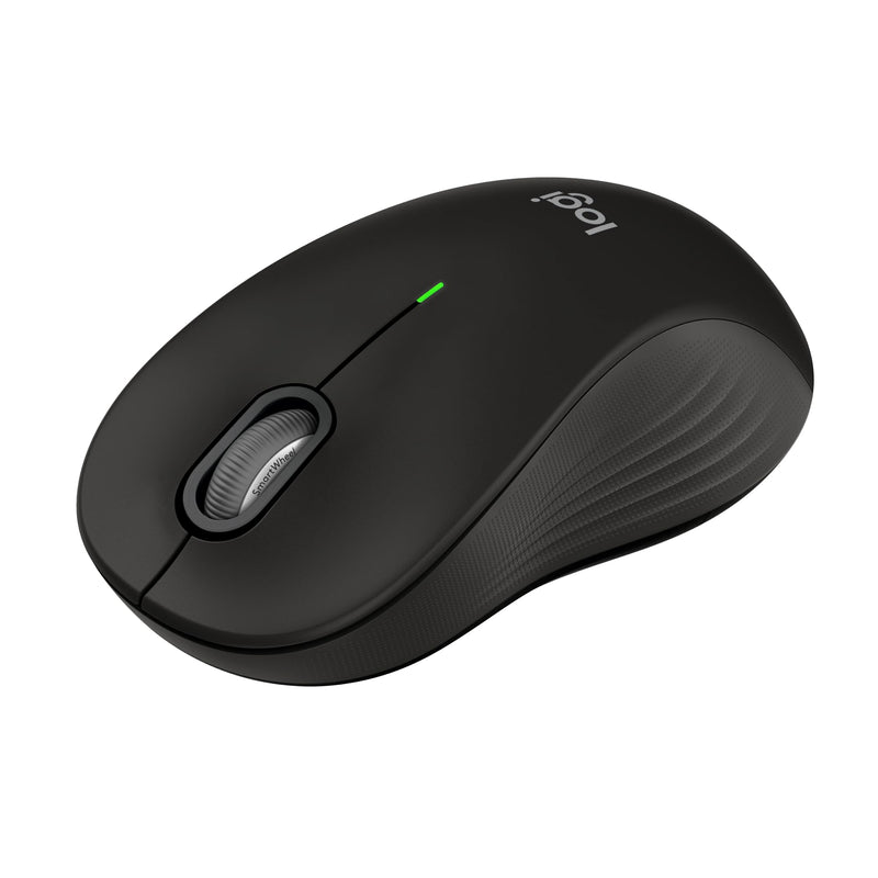 Logitech Signature M550 L Full Size Wireless Mouse - for Large Sized Hands, 2-Year Battery, Silent Clicks, Bluetooth, Multi-Device Compatibility - Black Large Size