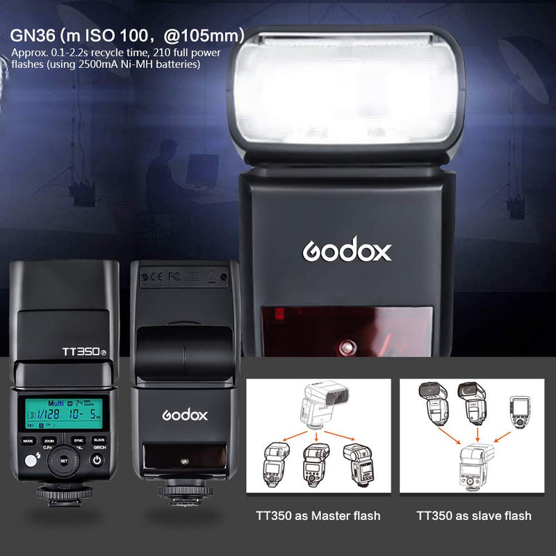 GODOX TT350O TTL Camera Flash GN36 1/8000s HSS Mini Flash Speedlight for Olympus Panasonic Cameras (TT350O)