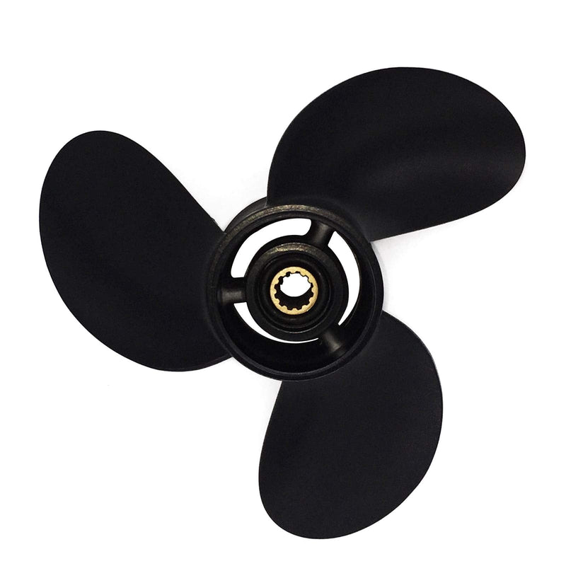 8.5x7.5 8.5x8.5 8.5x9 8.5x9.5 Aluminum Propeller for Tohatsu Mercury Nissan Outboard Motor 12 Tooth 8 1/2x7 1/2 8 1/2x8 1/2 8 1/2x9 8 1/2x9 1/2