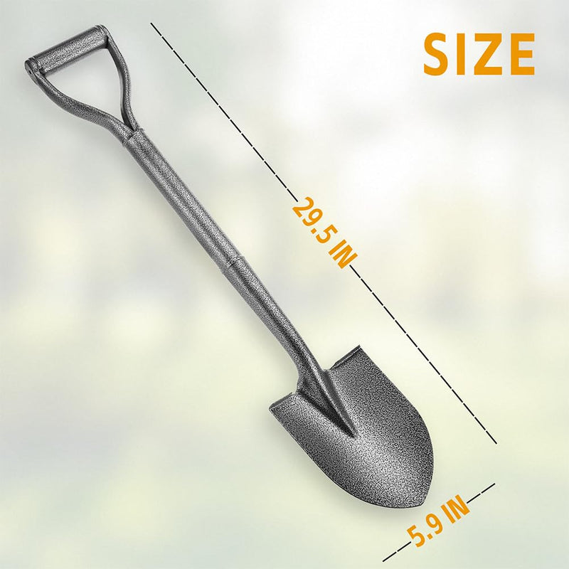 All Metal Shovels for Digging Gardening - 30in Small Shovel Spade with Short D Handle and Steel Blade - Perfect for Camping Planting Overlanding Cold Steel 2