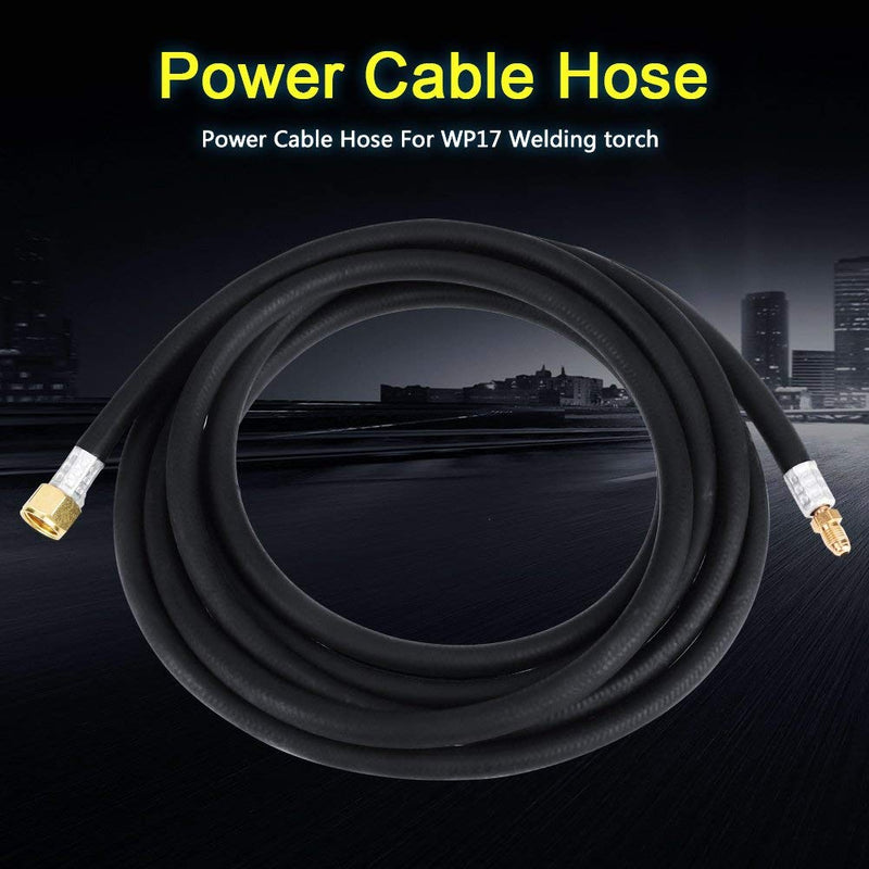 Power Cable Hose Air Cooled Welding Torch 3.7M (12ft) 16x1.5mm Welding Torch Hose for WP17 Welding Torch