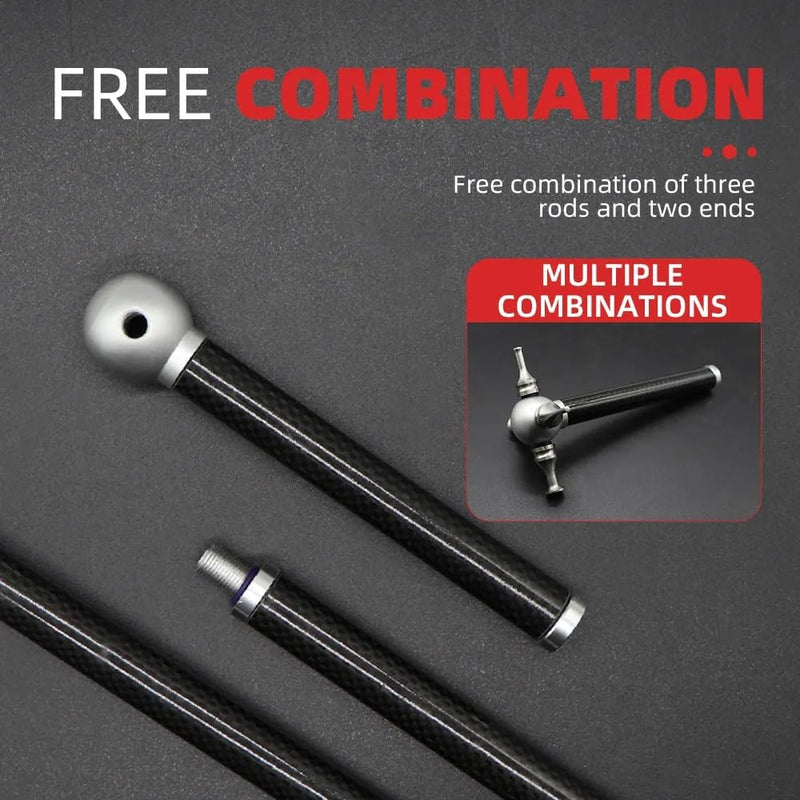 Auto Bump Repair Tool Carbon Technology Black Adjustable Carbon Fiber Hail Rod Hammer Paintless Dent Repair Tools