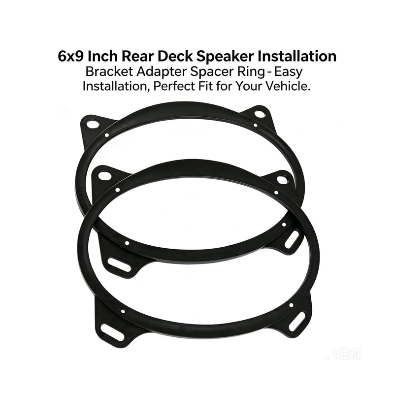 6x9 Rear Deck Speaker Bracket Adapter Spacer Ring Fits for Toyota Corolla | Compatible with 2003-2013 Corolla 2002-2011 Camry 2007-2013 Yaris 2004-2009 Solara
