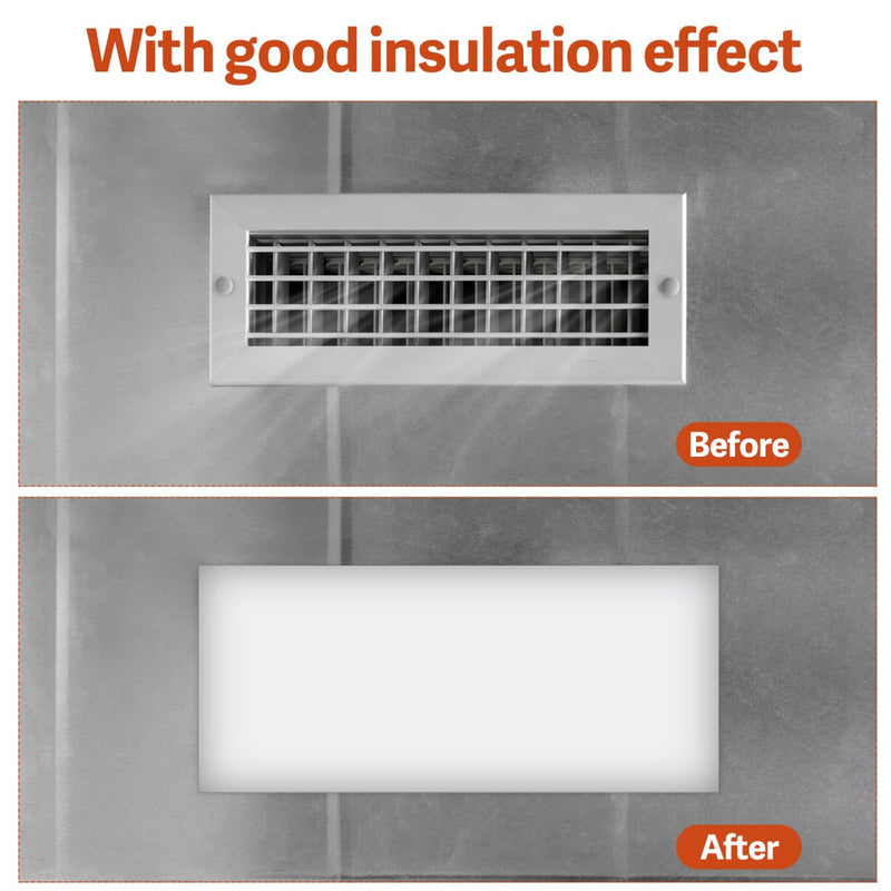 Attic Door Insulation Cover, Insulation Whole House Attic Fan Cover with Adhesive Veclro Strips for Ceiling Vent Fan Shutter, Fits up to 50.78 X 50.78 Inch, Easy Cut to Fit