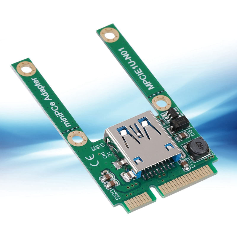 Msata Adapter, USB to Half Mini Pcie USB 2.0 Network Card, MSATA to USB Conversion Card Mini PCI - E Expansion Converter Adapter USB2.0 mPCI - E