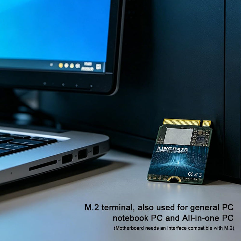 M.2 2230 SSD 128GB PCIe NVMe Gen 3.0X4 | Internal Solid State Drive High Performance Upgrade Compatible with Steam Deck Surface Pro Laptop Desktops