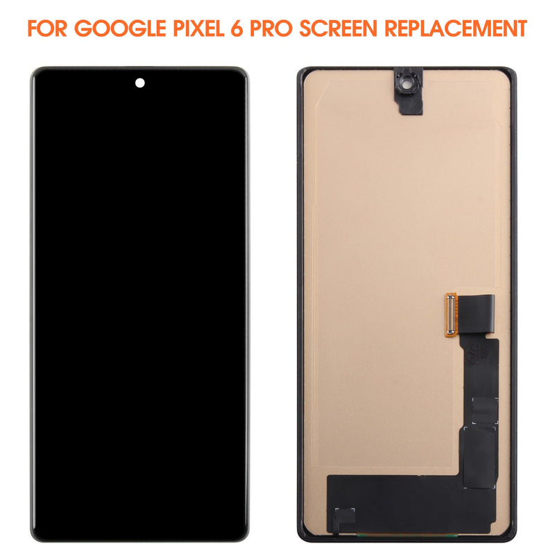 INCELL for Google Pixel 6 Pro Screen Replacement kit for Pixel 6 Pro LCD Digitizer for Pixel 6 Pro Display GLUOG G8VOU Screen Replacement Repair Part with Frame