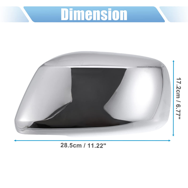 X AUTOHAUX 1 Pair Car Exterior Chrome Plated Full Mirror Cover Covers Cap Overlay for Nissan Frontier for Nissan Pathfinder for Nissan Xterra 2005-2015