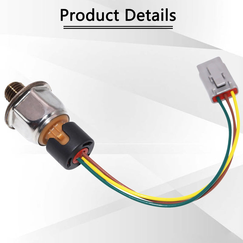 Fuel Injection Pressure Sensor ICP Sensor 1845536C91 3PP6-8 Oil Pressure Sensor Compatible with International Navistar Maxxforce DT466E DT570 1845536 1845536C92