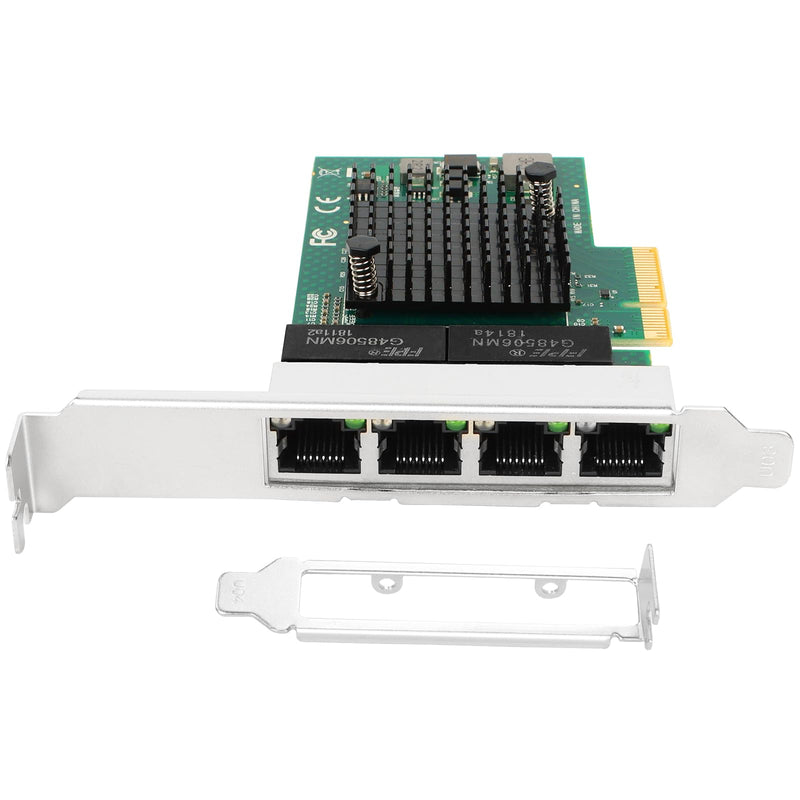 Vogzone 1Gb PCI-E NIC Network Card for Broadcom BCM5719-4P,10Mb/100Mb/1GbE Copper Quad RJ45 Ports, with Broadcom BCM5719 Chip,1GbE PCI Express 2.0 X4 Ethernet Adapter Support Windows/Linux/VMware BCM5719-4P-1G(4*RJ45)