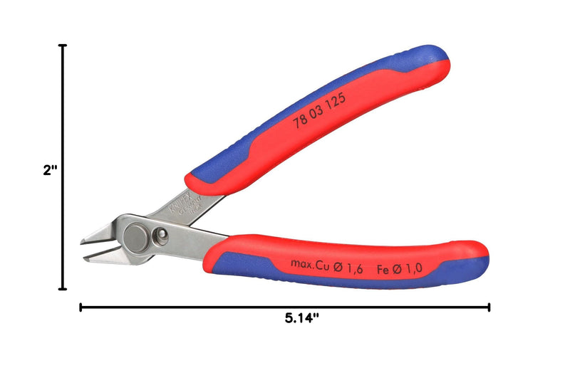 KNIPEX Tools 78 03 125 Electronics Super Knips, 5-Inch