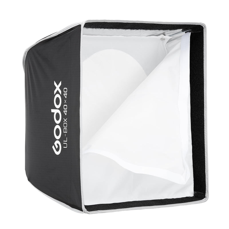 Godox UL-Series Softbox 16''x16'' / 40x40cm Square Quick Release Umbrella Softbox Foldable Light Modifier for Product Photography & Tabletop Lighting - Bowens Mount Compatible