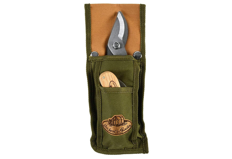 Esschert Stainless Steel Garden Plant Cutting Set of 3 Scissors Knife Bag Tool