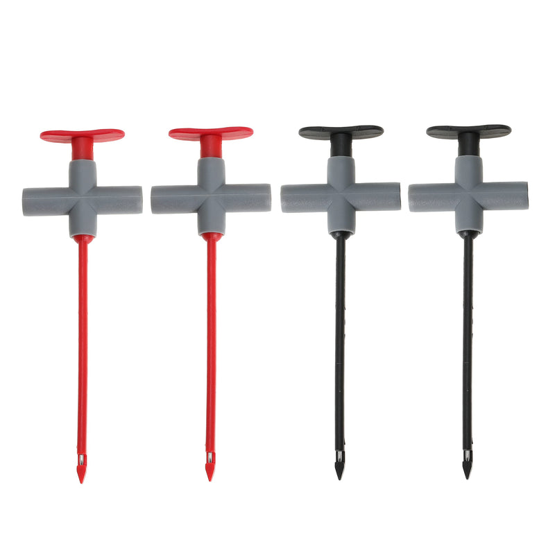 Puncture Probe Test Leads Wire-Piercing Test Clip Multimeter Testing Tool for Automotive Car Repairing and Electrical Testing 4 PCS