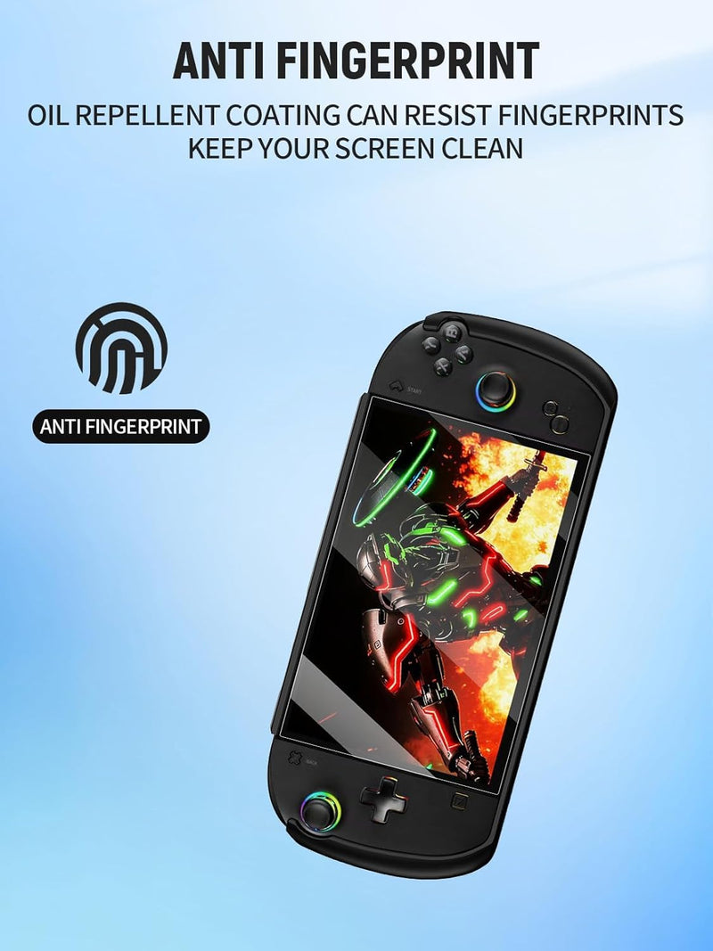 Screen Protector for ONEXPLAYER ONEXFLY APEX/APEX Air 8 Inch 2-PCS | 9H Hardness Tempered Glass Impact Resistance Anti-Fingerprint HD Clear Film 2 Pack