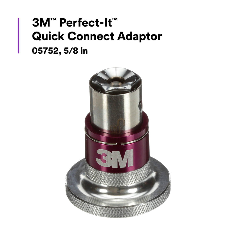 3M 05752 Perfect It Quick Connect Adaptor, 5/8 inch, One Size, Factory 1