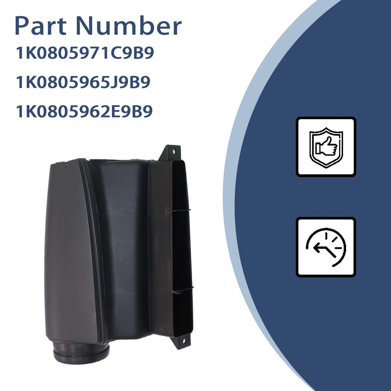 FZJDSD 3Pcs Air Intake Guide Inlet Duct Assembly Compatible with Audi A3 2006-2013 for VW Beetle 2012-2014 for Jetta Passat 2005-2016 Replace 1K0805971C9B9 1K0805965J9B9 1K0805962E9B9