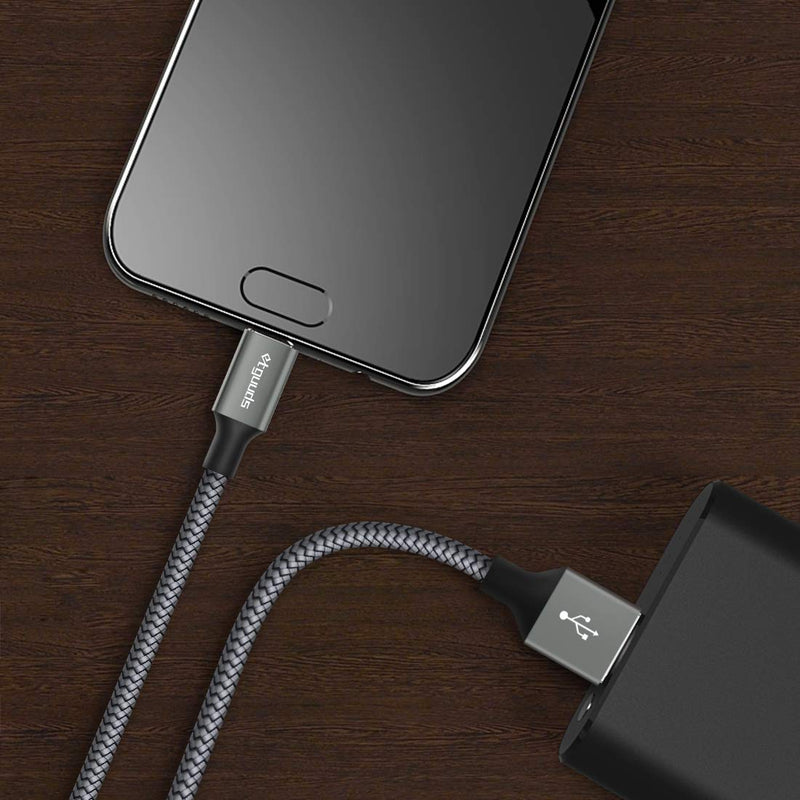 etguuds Long USB C Cable 10ft Fast Charging, 2-Pack Nylon Braided USB A to Type C Charger Cable Compatible with Samsung Galaxy Note 20/10/10+/9/8, S10 S10E, S20 S9 S8 Plus, A10e A20 A30 A40 A50 A70 Gray