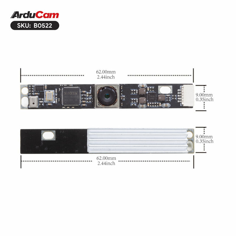 Arducam 16MP Autofocus USB Camera, USB2.0 Mini UVC Lightburn Cam, USB Security PC Camera Module, Laser Engraver Webcam for Windows, Linux, Android, and Mac OS