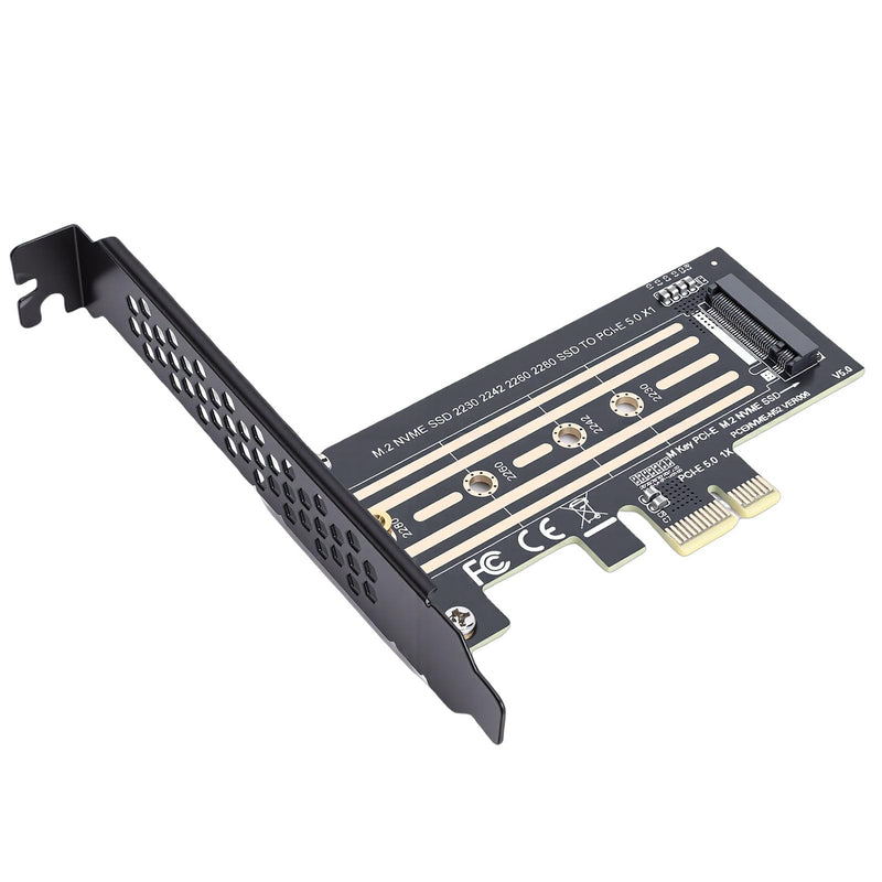 Generic M.2 NVMe to PCIe X4 5.0 Adapter, Stable 32Gbps Speed M2 SSD Expansion Card for 10 11, Computer Upgrade Solution