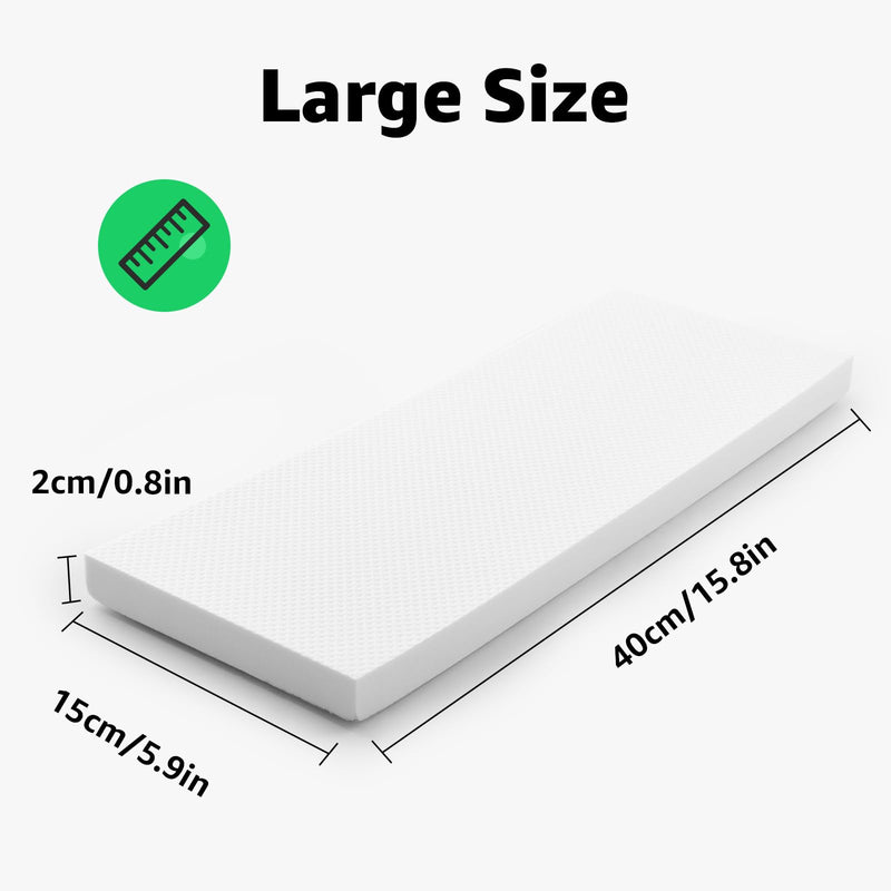 Garage Wall Protector, 4 Pack Garage Car Door Protector Bumper Guard for Car Doors Anti-Collision Self Adhesive EVA Foam for Warehouse Parking Assist 15.8"x5.9"x0.8" 4 Pack 15.8"x5.9"x0.8" White