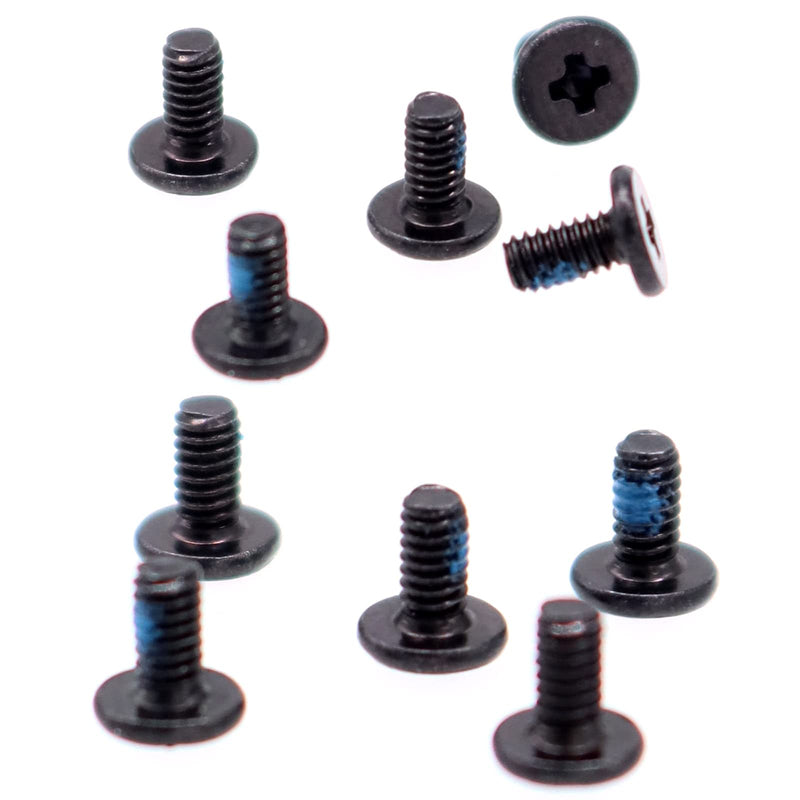 Deal4GO 10-pack M2 x 4 mm replacement Phillips Flat Head Screw w/Nickel Plated for Laptop M.2 SSD Heatsink Screws (Black) 10-Pack M2x 4mm