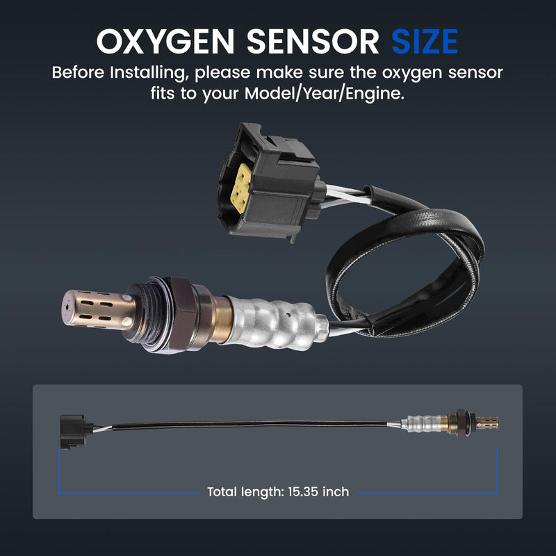 Oxygen O2 Sensor 350-34213 Compatible with Dodge Charger, Challenger, Avenger, Challenger, 5149170AA 234-4545 Upstream & Downstream Replacement Oxygen Sensor Compatible with Chrysler VW, 1PCS 1