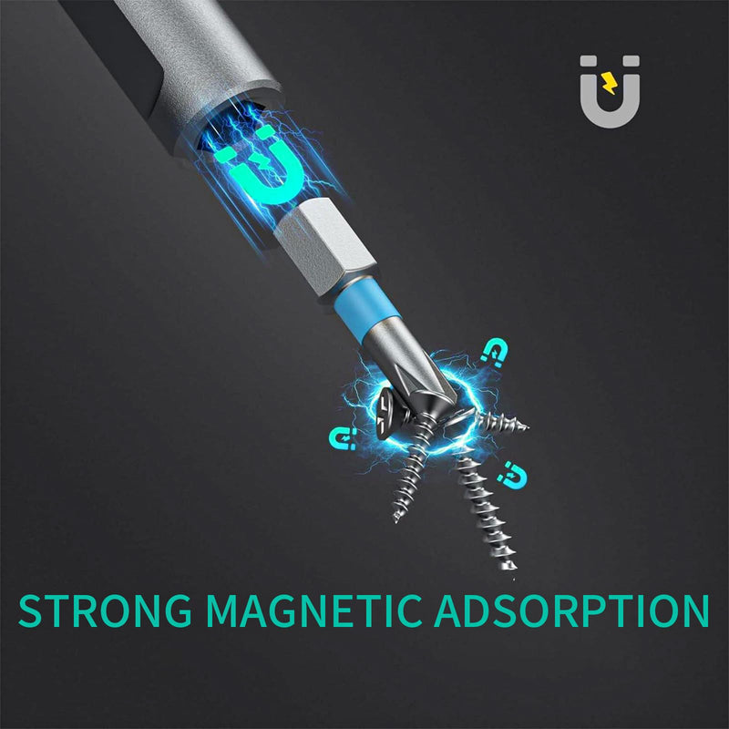 42 in 1 Magnetic Screwdriver Set, DIY Ratchet Screwdriver Set with Detachable Handle, Portable Compact Repair Tool Kit for Furniture Laptop Electronicsv Bicycle 42 in 1 Screwdriver Set