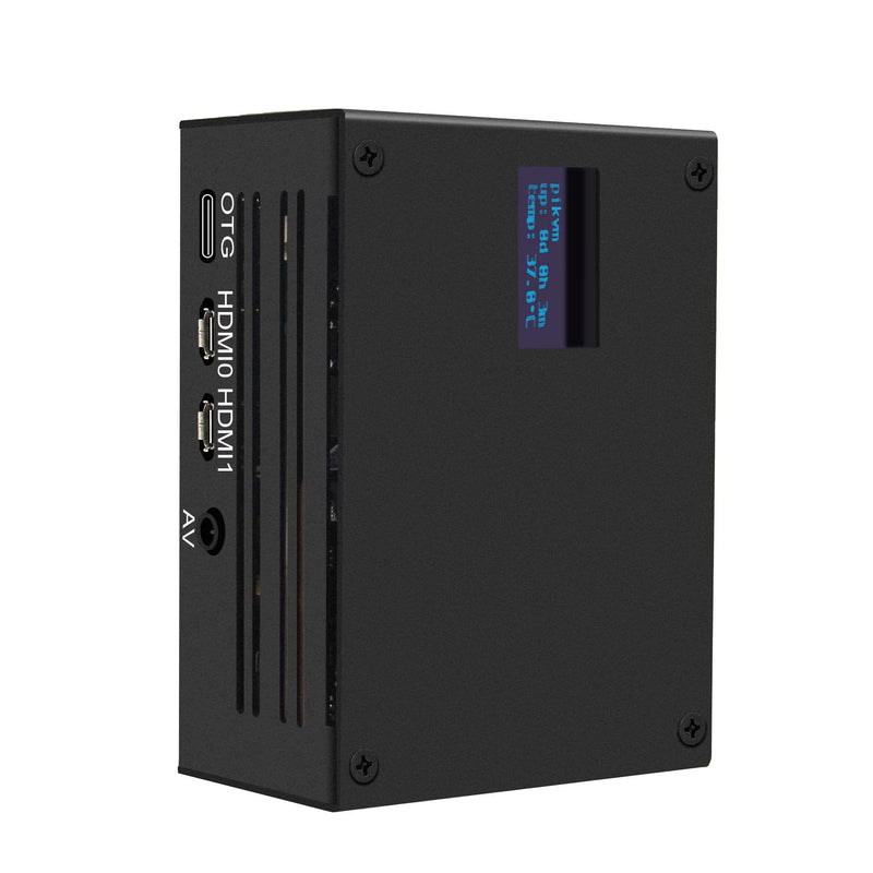 Geekworm KVM-A3 Kit with Case & 20W 5V 4A USB Type-C Power Adapter Compatible with Raspberry Pi 4 Model B Only(Unassembled and Not Include Raspberry Pi 4/SD Card)